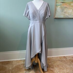 NWT Elegant Bridesmaid Wedding Formal Ruffle Corset Dress